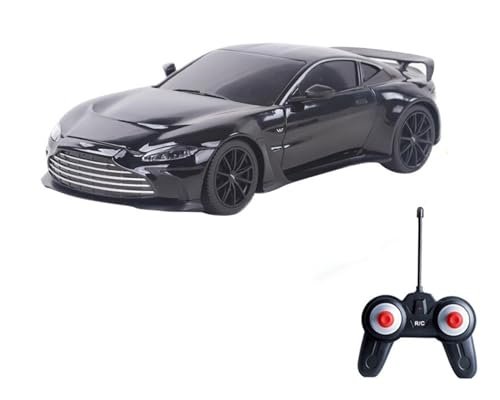 Vinie RC Oil Young Living Benefits Remote Control Car Aston Martin 1/24 Scale Officially Licensed Kids Toys 2022 Vantage Drift Car with LED Lights for Boys Ages 4 to 12 Black