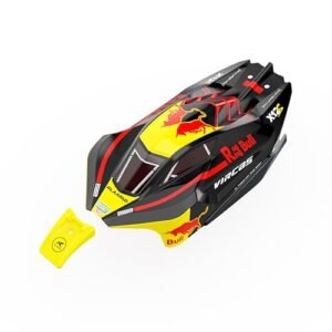 VIRCAS Customizable Black and Red RC Car Body for X12S Buggy Design Your Own RC Car Body Online