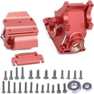 ARRMA Front Rear Gearbox Housing Set for 1/8 Scale RC Boat Models Aluminum Alloy Construction Improved Heat Dissipation