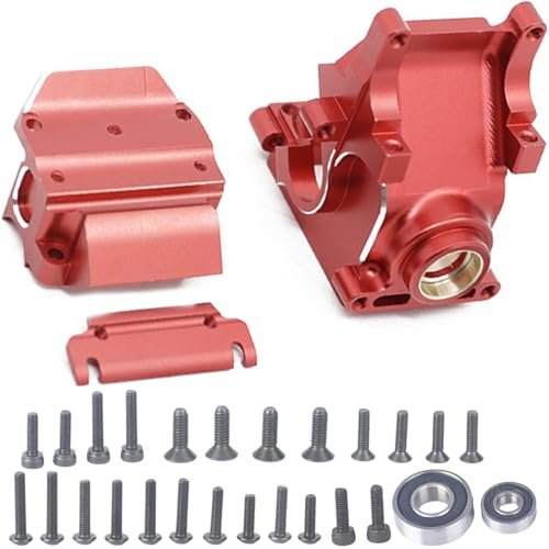ARRMA Front Rear Gearbox Housing Set for 1/8 Scale RC Boat Models Aluminum Alloy Construction Improved Heat Dissipation