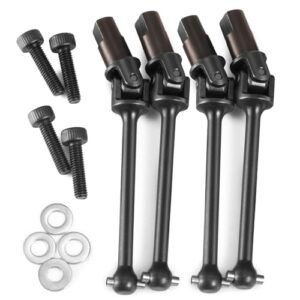 MORFUM Submarine Tourism RC Hardened Steel Driveshaft Assembly for 1/18 Traxxas LaTrax Teton Desert Prerunner SST 4 Pack