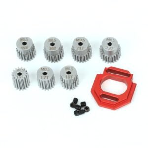 RCAWD 40CrMo Pinion Gear Set 16T to 22T for NASCAR RC Cars Hobby and ARRMA Losi Models