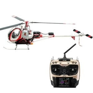Razordon JCZK 300C PRO RC Helicopter, 2.4G 12CH Flybarless RC Helicopter Model with H1 Smart Flight Control and GPS Positioning, LED Navigation Lights, RTF Version, Silver