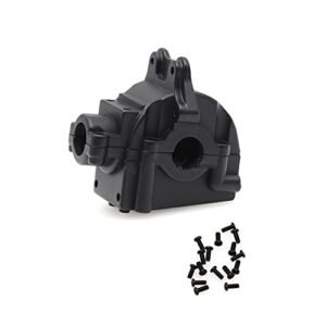 HYtdEGV Metal Box Gear Box Shell Cover Compatible with 144001 1/14 RC Car Differential Housing 144001-1254 Parts(1PCS Black)