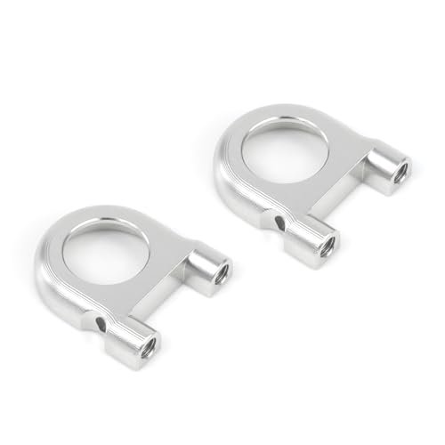 TREAL Aluminum 7075 Differential Bearing Carriers Retainer Caps for Vanquish H10 Axles Silver