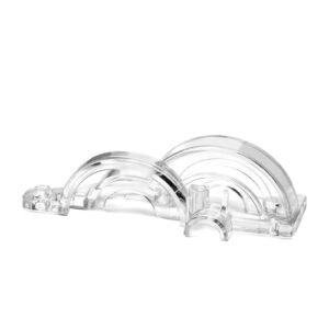 CHRCOED Transparent Spur Gear Covers Clear Plastic Gearbox Motor Gear Case Main Gear Cover for Tamiya 1 10 RC Car TT02 RC Car Radio Gear