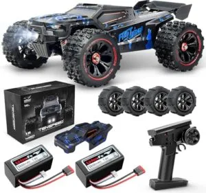 1/14 Scale RC Cars for Adults High Speed 60+ KM/H 4X4 Off Road Remote Control Truck Waterproof Electric Car with 2S Battery All Terrain RC Vehicle for Beach Sand Snow and Rocky Surfaces