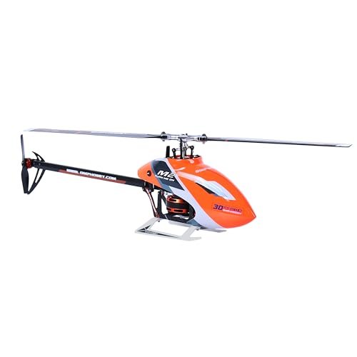 OMPHOBBY M2 EVO MK2 Mini RC Plane 3D Print Dual Brushless Motors Direct Drive 6 Channel Helicopter for Adults