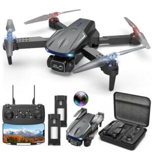 Contixo F16 FPV Drone with Camera 1080P HD RC Quadcopter Foldable Mini Drone for Adults and Kids with 2 Batteries One Key Take Off Landing Altitude Hold Headless Mode 360 Flip Gestures Selfie