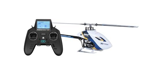 OMPHOBBY M2 EVO MK2 RC Helicopter with Dual Brushless Motors Explained Ready To Fly Outdoor 6CH Remote Control for Adults