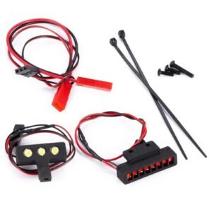 LSG Gas RC Car Kit Unassembled Front Rear Lights White Red LED Light Kit for 1 18 RC Arrma Typhon Grom Upgrades Parts