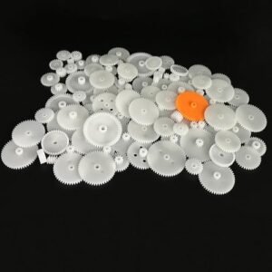 104PCS Module 0.5 Plastic Gear Set for DIY RC Helicopter Muffler and Toy Car Accessories