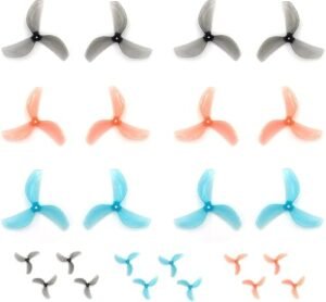 Gemfan 12 Pair 45MM 3 Blade Propeller Props 1.5mm Hole Compatible with JJRC H31 RC Quadcopter and FPV Racing Drones