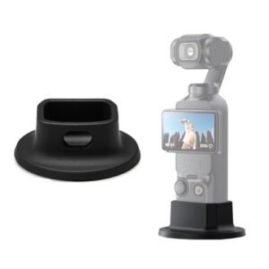 Lupholue Lightweight Compact Silicone Non-Slip Desktop Mount Camera Mount Stand Base for DJI Osmo Pocket 3