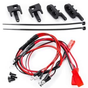 WEFEINO Resin RC Front and Rear LED Light Kits for Redcat 1 18 Ascent 18 Rock Crawler Car Upgrade Parts rc trucks kits