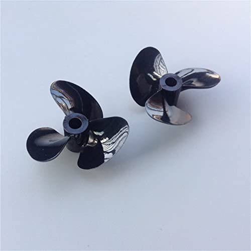 EXAXEXO RC Boat Propeller 1 Pair 30mmx3mm 3 Blade High Speed Fully Submerged Props for Model Boats