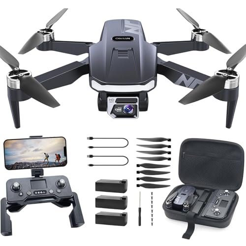 N11 PRO GPS Drone with Camera 4K UHD 90 Min Flight Time Long Control Range Auto Return Follow Me Brushless Motor 5G FPV RC Quadcopter for Beginners RC Willey Collections