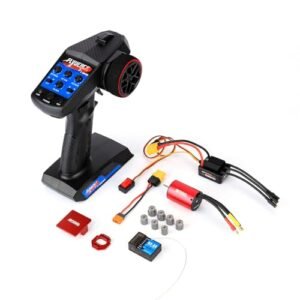 RCAWD RC Transmitter Trainer Cable 4 Channel Controller with 2840 Brushless Motor 4000KV 35A ESC for Losi ARRMA Models