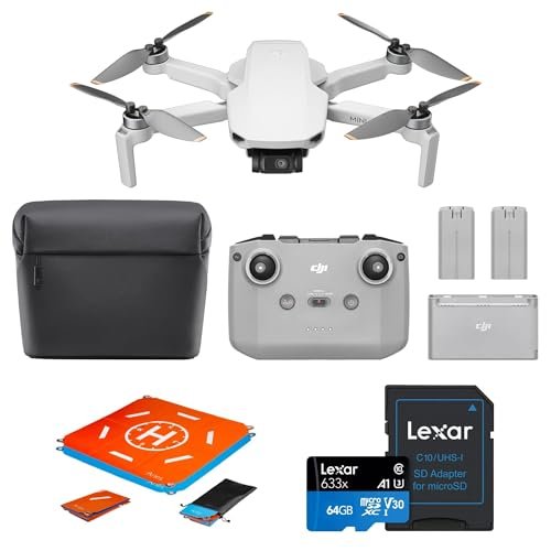 DJI Mini 4K Drone with RC Plane Auto Landing 4K UHD Camera Under 249g 10km Video Transmission Fly More Combo