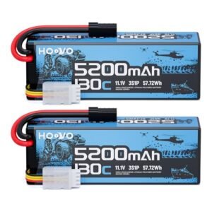 HOOVO 3S Lipo Battery 5200mAh 130C 11.1V with TR Plug for RC Car Boat Truck Available at RC Hobby Store Toronto