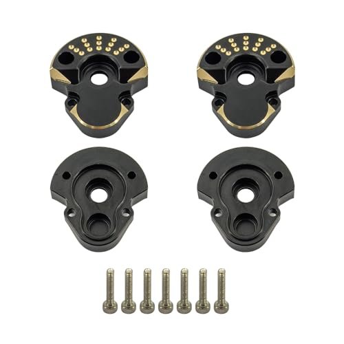Redcat Ascent 18 1/18 Scale Rc Car Bodies Upgrade Parts 2PCS Black Coating Brass Outer Portal Housing Metal