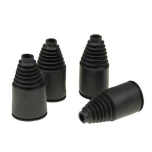 Ecoyin Dustproof Sleeves of Half Shaft Rubber Axle Boot 4pcs for 1/5 Hpi Rofun Rovan Km Mcd Redcat Rcmk Baja 5b 5t 5sc Truck Rc Car Parts (Black)
