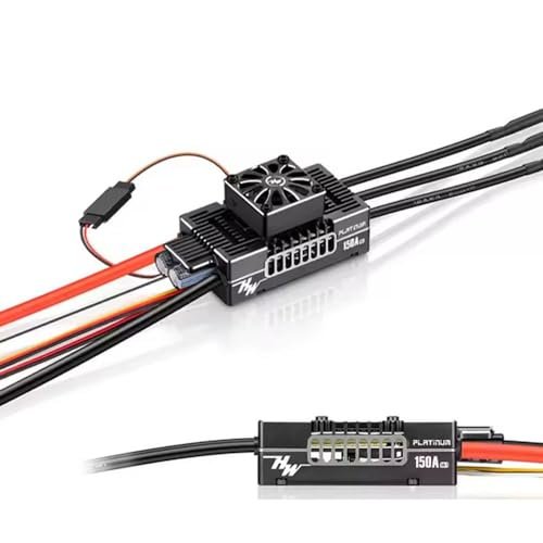 STASRC Hobbywing 150A Platinum HV Brushless ESC RC Plane Alternator for 3 8S Lipo