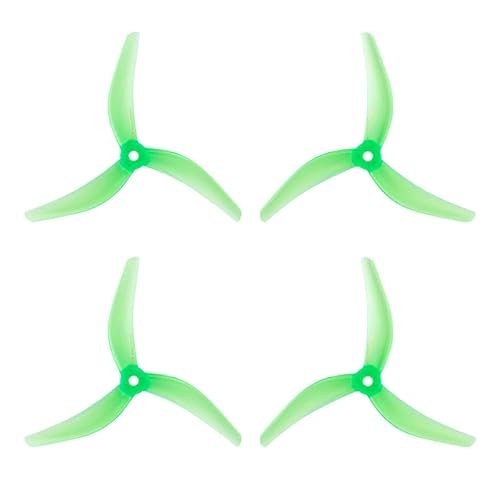 Vutos AZURE POWER Johnny FPV PC Freestyle Propeller 5 inch 3-blade 4.8 * 3.8 * 3mm for RC FPV Racing Freestyle 5inch Drones DIY Parts - (Color: 2CW 2CCW Green)