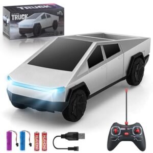 Britik 1/24 RC Truck Bodies Remote Control Pickup Toy for Kids Ages 3 to 8 Durable Vehicle with Lights 2.4GHZ Non Interference RC Car