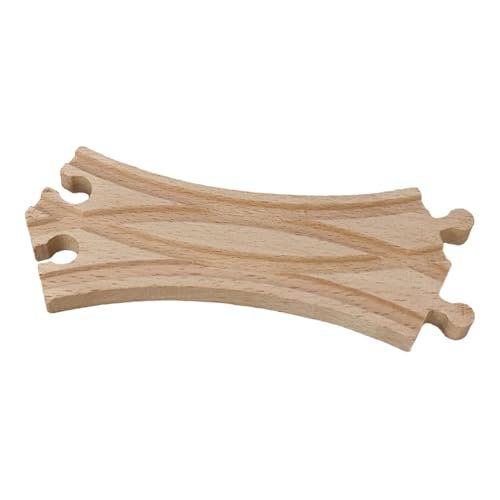 TWTCZOZ RC Submarine Components Wooden Train Track Switch 17.8cmx7.3cmx1.2cm for Enhanced Railway Sets