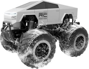 GoBang 1 16 Scale Waterproof RC Pickup Trucks Amphibious Remote Control Monster Truck Toy for Kids Ages 6 to 12