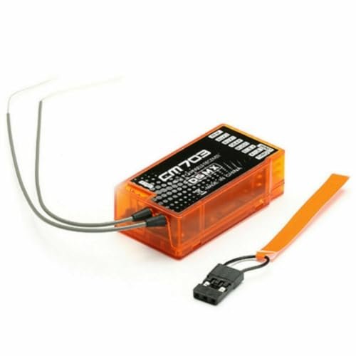 Orange CM703 7CH DSMX Compatible Receiver for RC Universe Enthusiasts 2.4GHz 7 Channel RC Receiver with PPM PWM Output