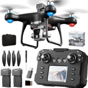 TBS Tango 2 Pro FPV RC Radio Drone Controller with KY102 Drone Screen Controller SD Card Brushless Motor Optical Flow Localization Active Obstacle Avoidance 2 Batteries One Key Take Off Landing Black