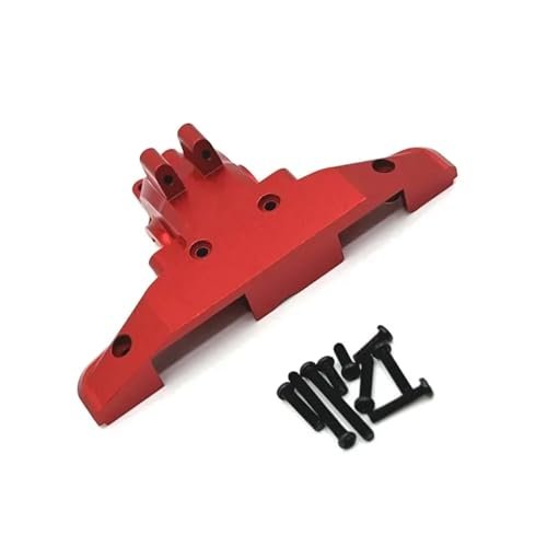ENCHSHANGM Metal Rear Gearbox Housing for Nutball RC Plane SCY 16101 16102 16103 16201 C8805 Q130A 1/16 Scale Upgrade Parts Red