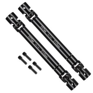 DEWOKI Steel Drive Shaft Set for Jeep J10 RC Body Upgrade 157 210mm 2Pcs Axial SCX6 Crawler Car