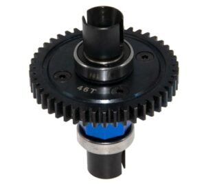 Traxxas Sledge 46T Center Differential Locker Spool Upgrade for Monster Jam Zombie RC Truck 1/8 Scale 4WD 95076 4 Steel Diff Part Dark Blue
