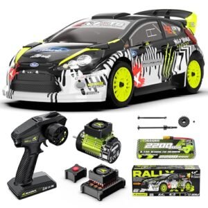 RIAARIO 1 10 Brushelss RC Jet Rally Car 50 MPH 4WD Waterproof White for Ages 8 and Up