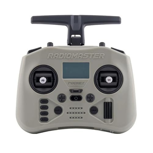 Radiomaster Pocket Crush TBS Tango FPV RC Radio Controller 2 4G 16CH ELRS Transmitter Hall Gimbal for Drone Quadcopter Remote Control Slate Grey ELRS M2