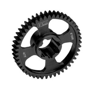 20Cr Carbon Steel Spur Gear 0.8 Module 47 Tooth for 1 16 Scale Primal RC Raminator Monster Truck Upgrades