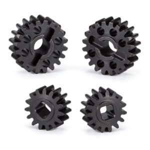 CobraCrawler Heat Treated Steel RC Trailer Axle Ideas 15T 20T Portal Overdrive Gear for Axial 1/10 Capra F9 SCX10 III AR45 Portal Axle