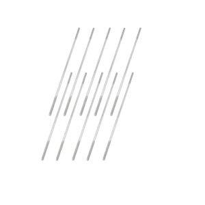 10PCS M2X100mm Stainless Steel Double End Threaded Pushrod Connector for RC Model Airplane Parts Helicopter Car Boat DIY Toys