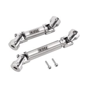 INJORA Stainless Steel Center Drive Shafts Upgrade for 1/18 RC Body HPI Venture 18 CR18P