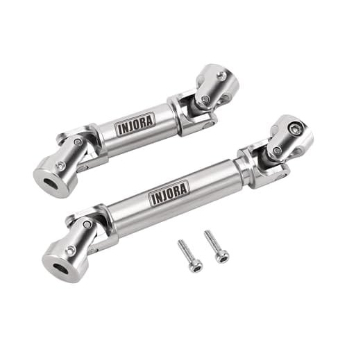 INJORA Stainless Steel Center Drive Shafts Upgrade for 1/18 RC Body HPI Venture 18 CR18P