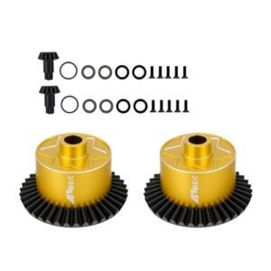 NMNRC Yellow Bee RC Plane Parts 37T Main 13T Input Gear Differential Diff Case Cover for Arrma 1 10 Senton Vorteks Granite Bigrock 3S BLX Typhon 550 Mega Kraton Outcast 4S Upgrades