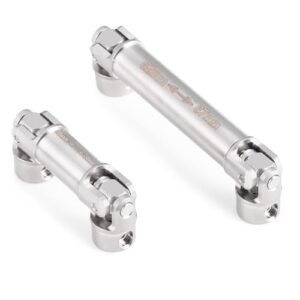 QUE T 2pcs Stainless Steel Drive Shafts for 1 18 TRX4M TRX4 M K10 F150 RC Crawler Car Best Entry Level RC Car