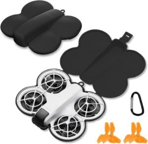 ZEVORO DJI Neo Drone Carrying Case Portable Travel Storage Bag with 2 Pairs Propellers Butterfly Shape Protective Hard Shell