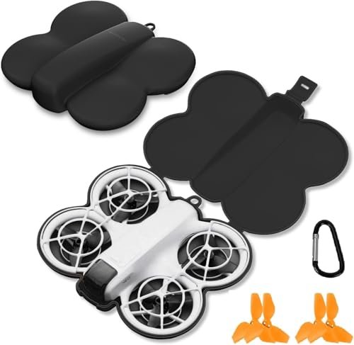 ZEVORO DJI Neo Drone Carrying Case Portable Travel Storage Bag with 2 Pairs Propellers Butterfly Shape Protective Hard Shell