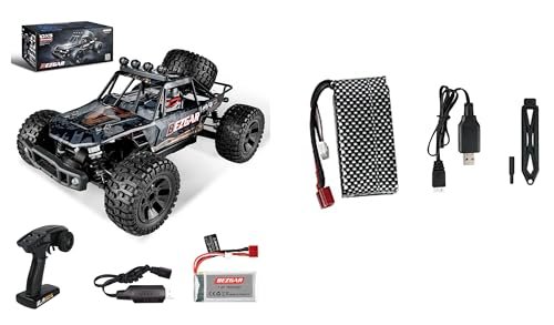 BEZGAR HB101 RC Truck with Extra Two Batteries for Extended Playtime