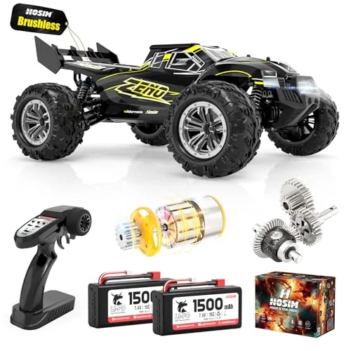 Hosim Large Size High Speed Brushless RC Monster Truck for Adults and Kids