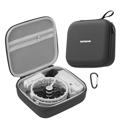 FSIDIWT RC Truck Bag Premium PU Leather Carrying Case for DJI Flip Drone Accessories Black